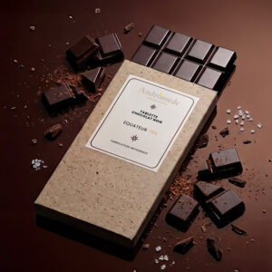 tablette de chocolat noir equateur et fleur de sel andromede